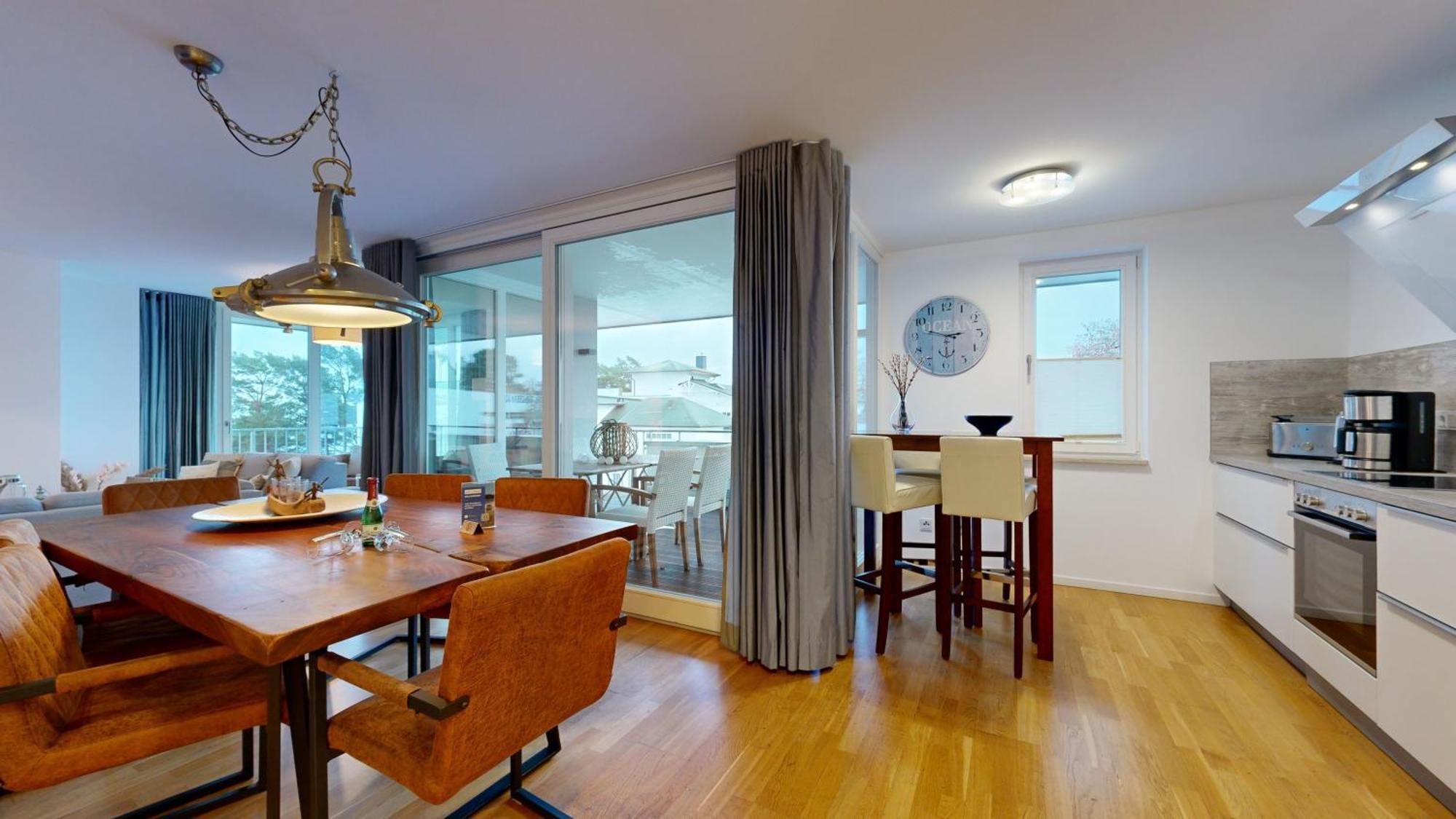 Strandnahe Fewos Mit Terrasse Oder Dachterrasse, Strandhaus Seeblick, Binz Luaran gambar