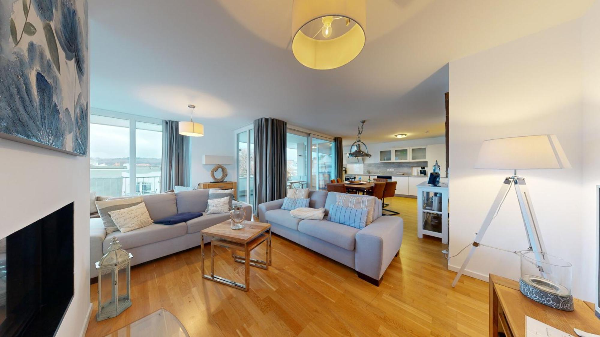 Strandnahe Fewos Mit Terrasse Oder Dachterrasse, Strandhaus Seeblick, Binz Luaran gambar