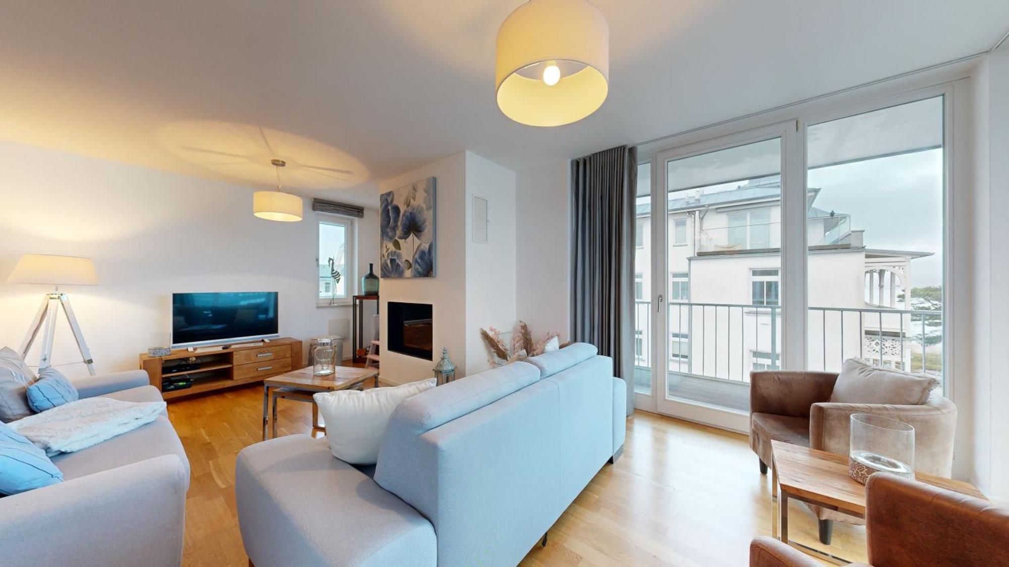 Strandnahe Fewos Mit Terrasse Oder Dachterrasse, Strandhaus Seeblick, Binz Luaran gambar