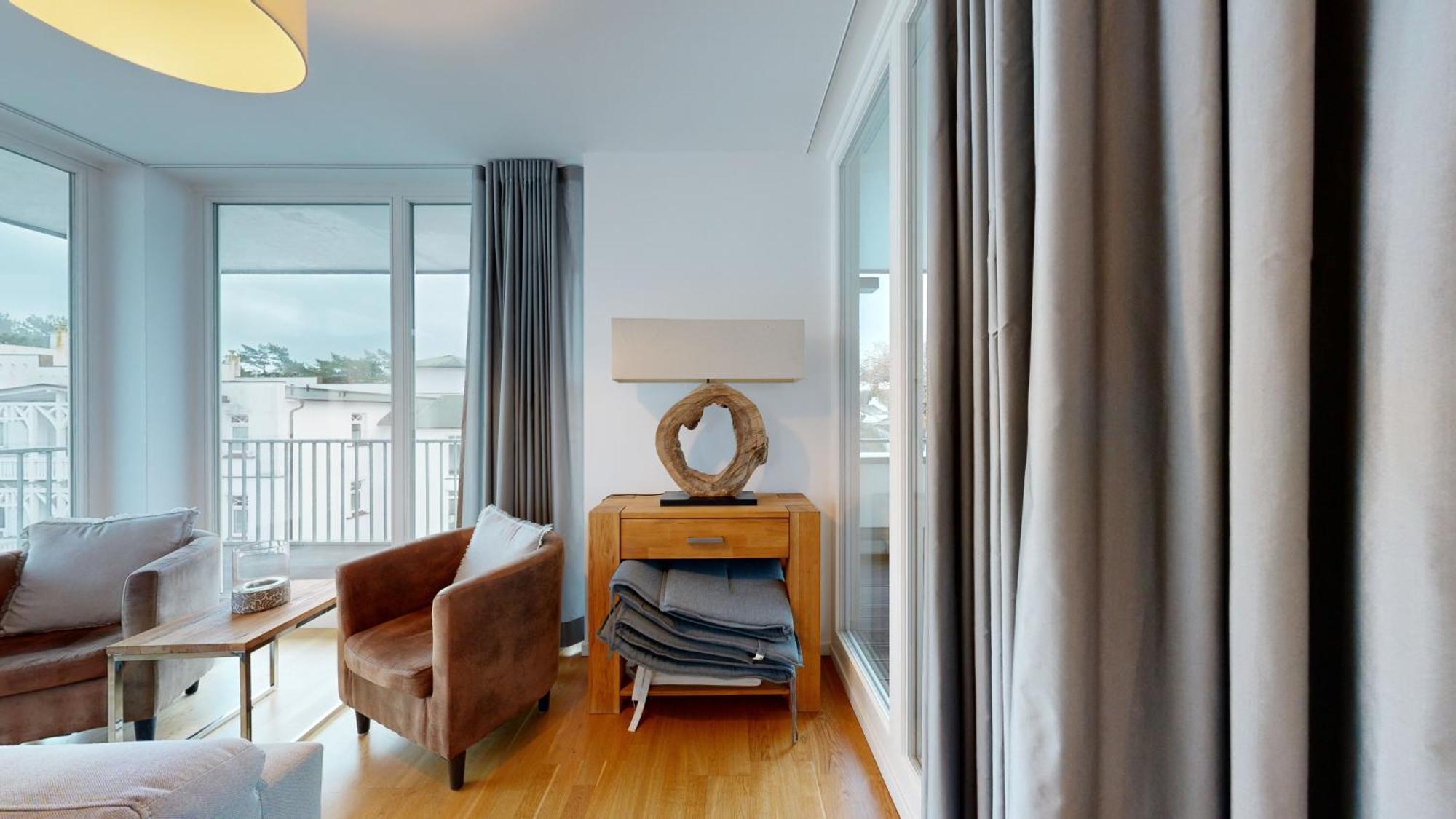 Strandnahe Fewos Mit Terrasse Oder Dachterrasse, Strandhaus Seeblick, Binz Luaran gambar