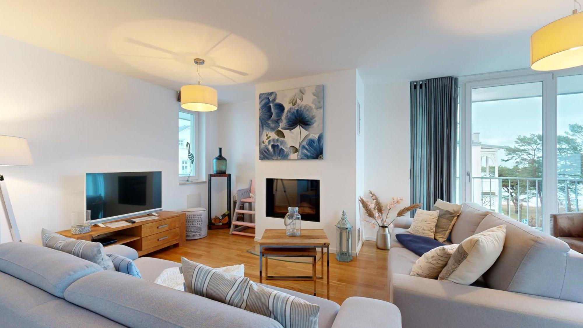 Strandnahe Fewos Mit Terrasse Oder Dachterrasse, Strandhaus Seeblick, Binz Luaran gambar